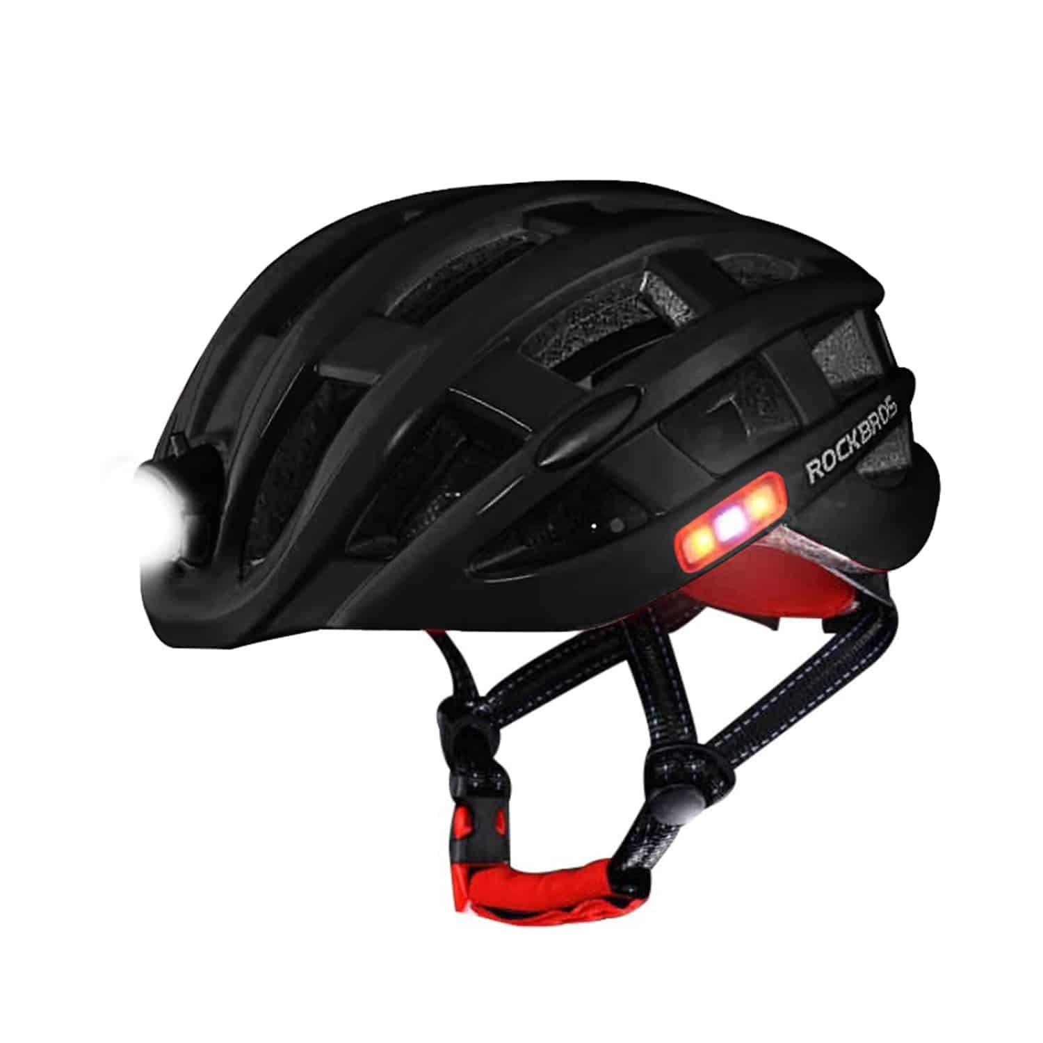 Helma AERIUM ROCKBROS Ultralight s LED svítilnou černá